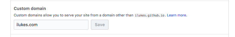 Set your custom domain